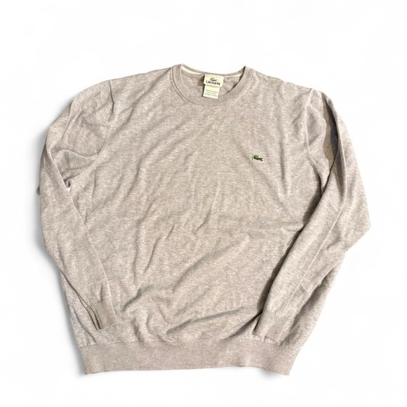 Lacoste Men's Light Gray Crewneck Sweater - Picture 1 of 5